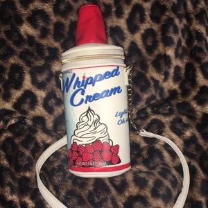 Betsey Johnson whipped cream purse